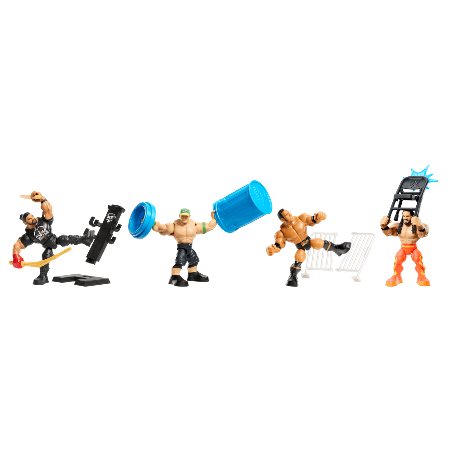 Wwe® Knuckle Crunchers™ Figurine Articulée et Access. The Rock®